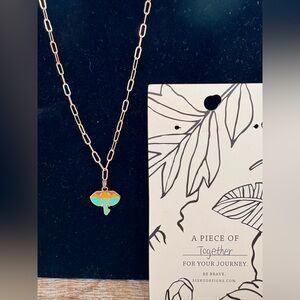 Elephant Sseko Pendant on Fashion Paperclip Chain